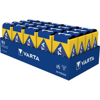 Varta Industrial Pro Batterie 9Volt 6LR27  20er Pack