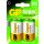 Mono Batterie GP Super Alkaline Größe D - 2er Pack