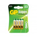 AAA Batterie GP Super Alkaline Größe Micro - 4er Pack