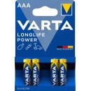 AAA Longlife Power Varta Batterie Alkaline Micro  - 4er...