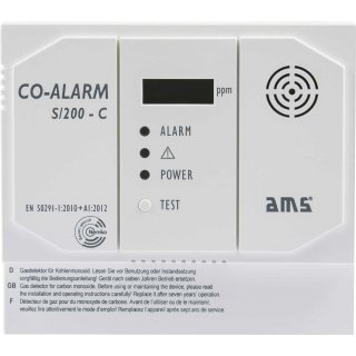 12 Volt Kohlenmonoxidmelder S/200-C AMS - mit Schaltausgang