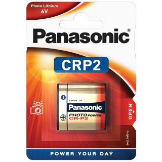 CR-P2 PANASONIC Lithium Power 6 Volt 1er Blister CRP2