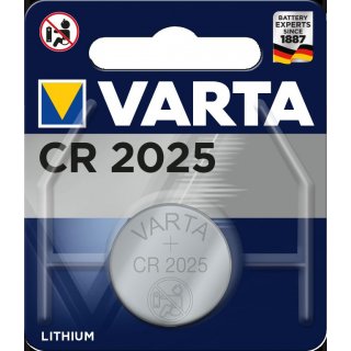 Varta CR2025A Lithium Knopfzelle 3Volt Blister
