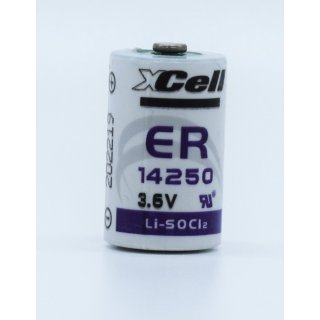 XCell ER14250 Lithium 3.6V 1200 mA  1/2 AA Rundzelle