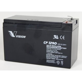 Blei-Akku 12 Volt 9Ah Vision - 151x65x94mm